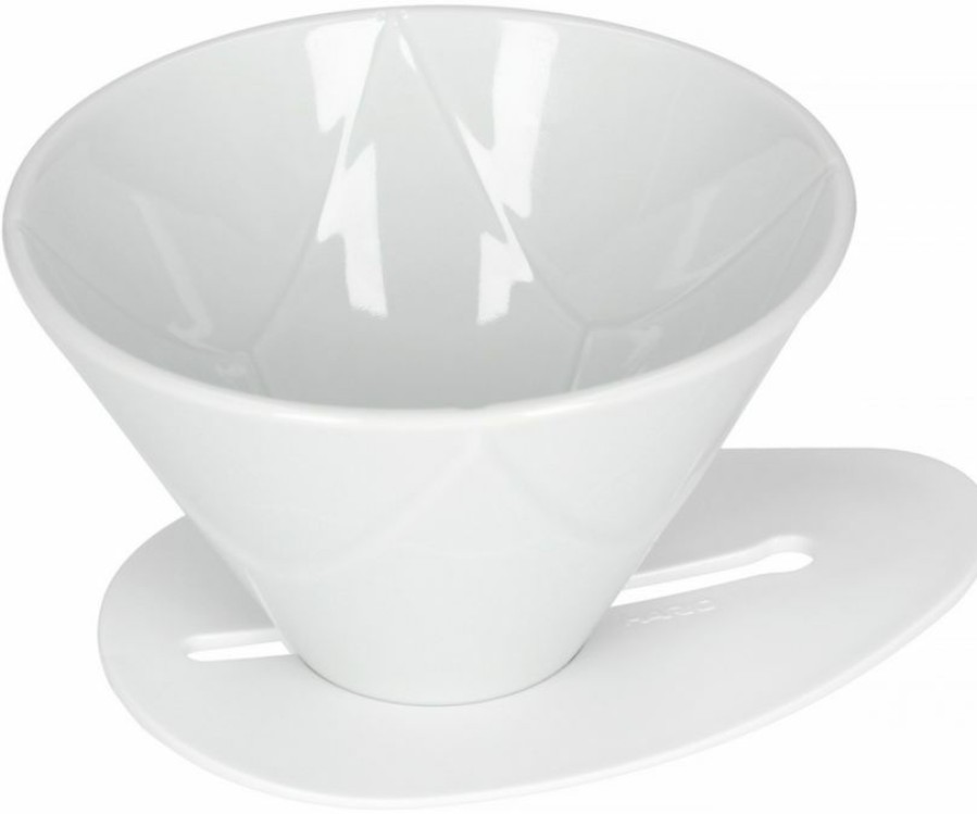 Manual Coffee Brewing Equipment * | Hario V60 One Pour Ceramic Dripper Mugen Size 02, White