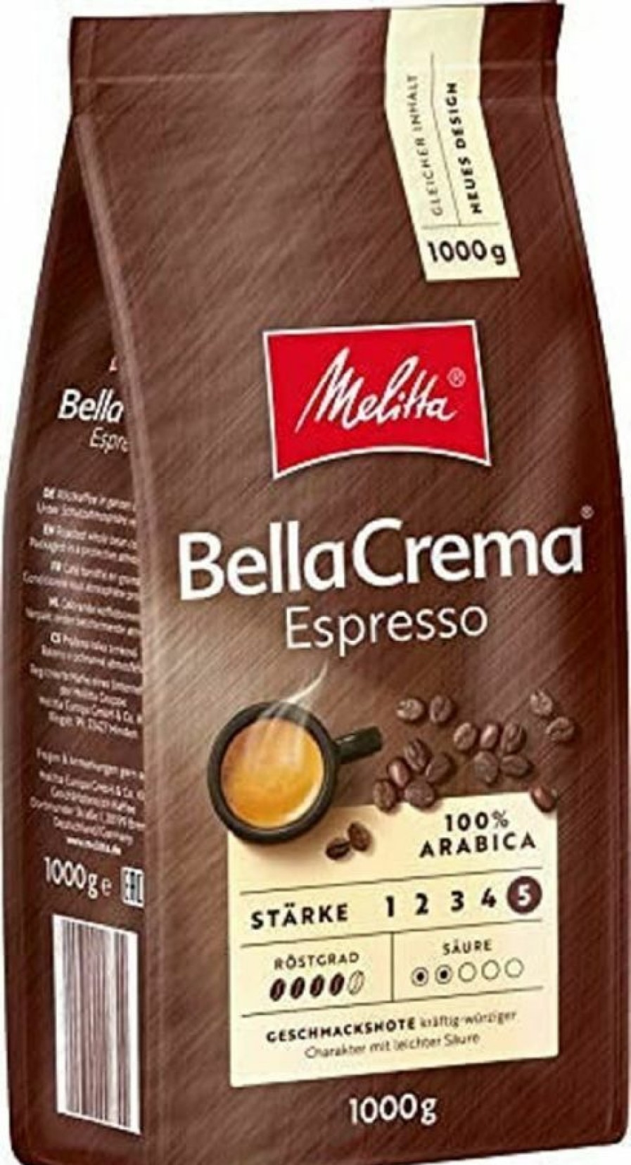 Coffee * | Melitta Bellacrema Espresso 1 Kg Coffee Beans