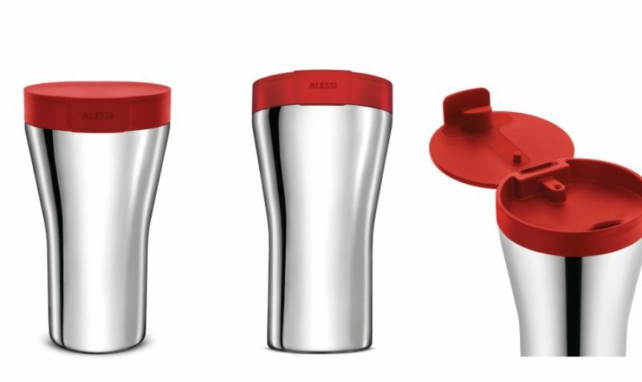 Cups, Mugs And Flasks * | Alessi Gia24 Caffa Double Walled Travel Mug 400 Ml