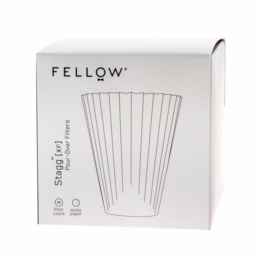 Manual Coffee Brewing Equipment * | Fellow Paper Filters For Stagg Pour-Over Dripper [Xf] Pack Of 45