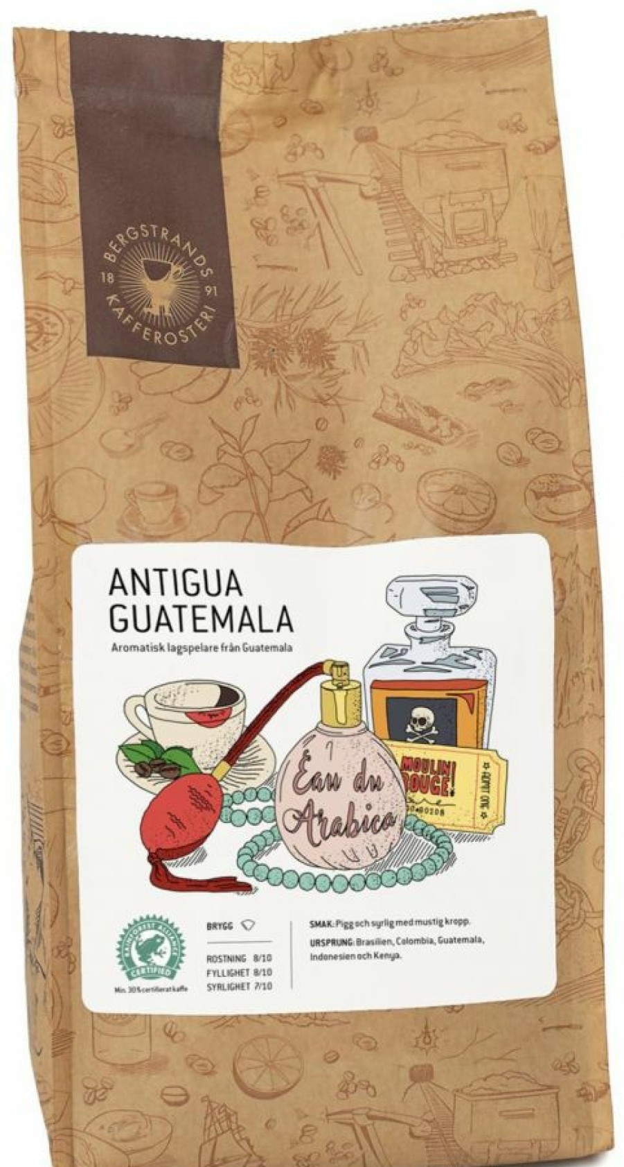 Coffee * | Bergstrands Kafferosteri Bergstrands Antigua Guatemala 1 Kg Bonor