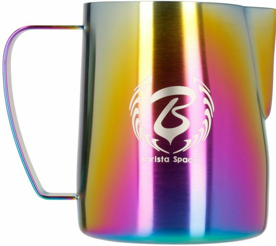 Barista And Coffee Accessories * | Barista Space Milk Pitcher Sandy Rainbow