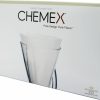 Manual Coffee Brewing Equipment * | Chemex Filter Papers For 3 Cup Coffee Maker, 100 Pcs