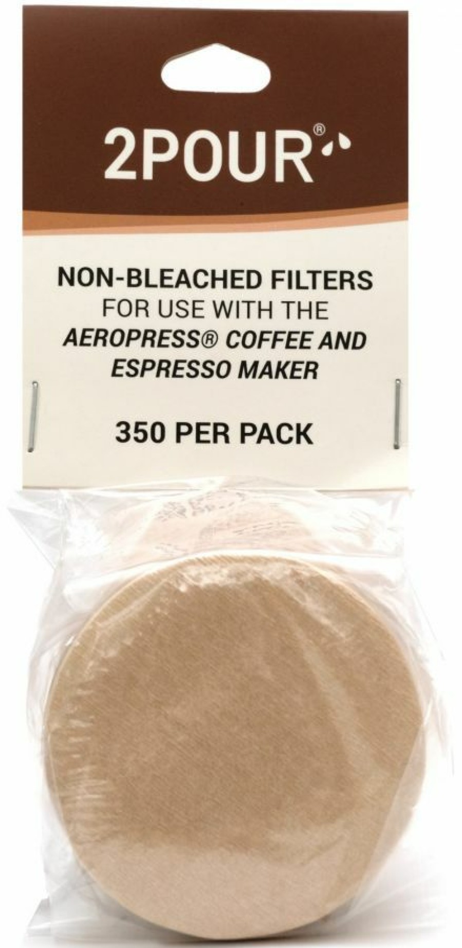 Manual Coffee Brewing Equipment * | 2Pour Non Bleached Coffee Filters For Aeropress 350 Pcs