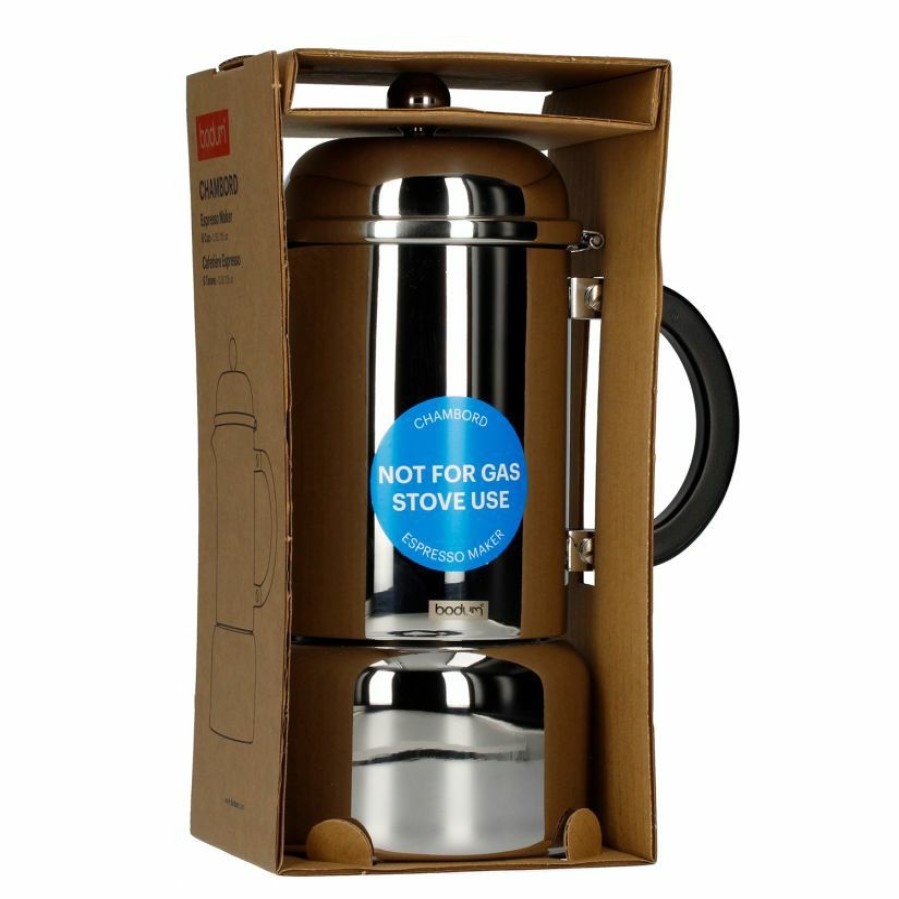 Manual Coffee Brewing Equipment * | Bodum Chambord Stovetop Espresso Coffee Maker 6 Cups