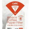 Manual Coffee Brewing Equipment * | Cafec Abaca Cone-Shaped Filter Paper 1 Cup, White 100 Pcs